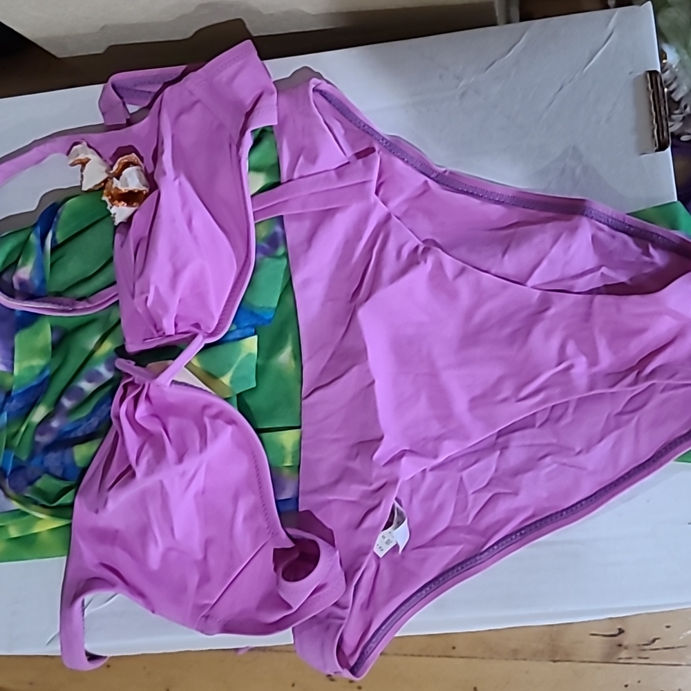 Argentovivo wrap skirt with top and bottom swin suit
